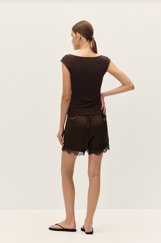 Noemi Brown Top