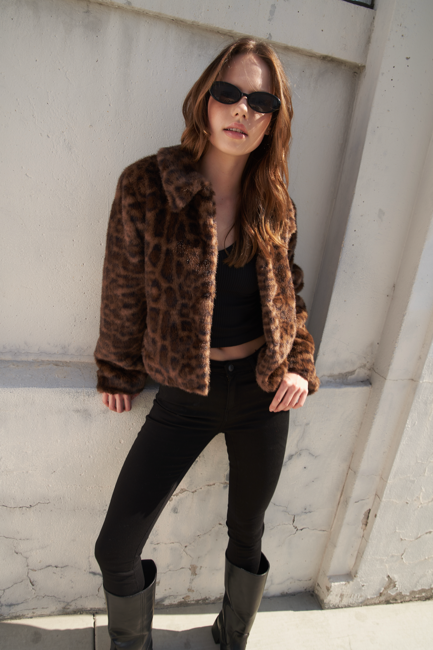 WILD FAME FAUX LEATHER JACKET - Glamourous Grace