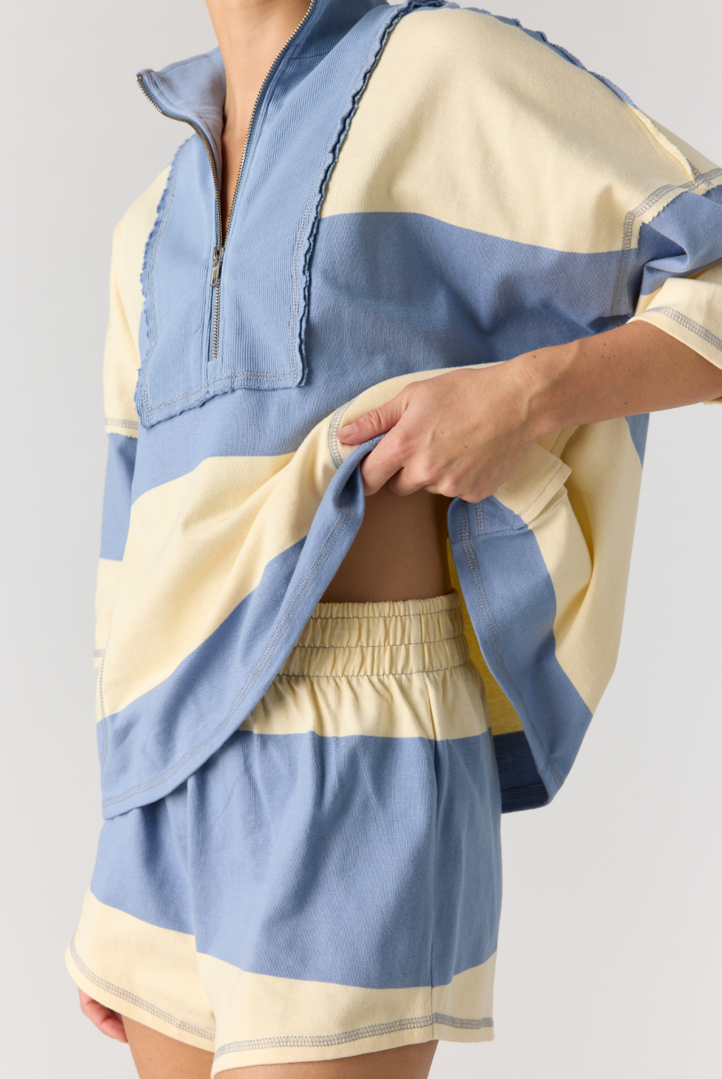 Retro Rugby Set Blue Ash Combo - Glamourous Grace