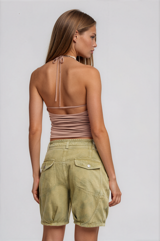 Toni Beaded Tank Brownie