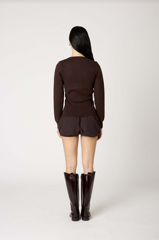 Sophia Cardigan Espresso