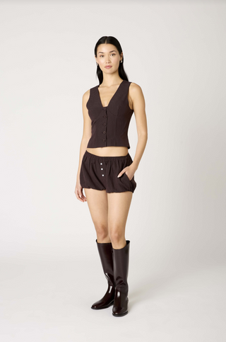 Renata Top Brown - Glamourous Grace