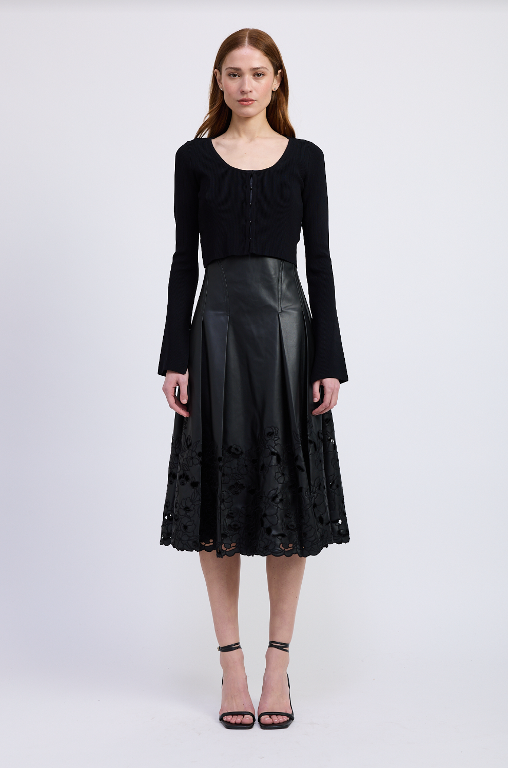 Calix Crop Cardigan | Black - Glamourous Grace