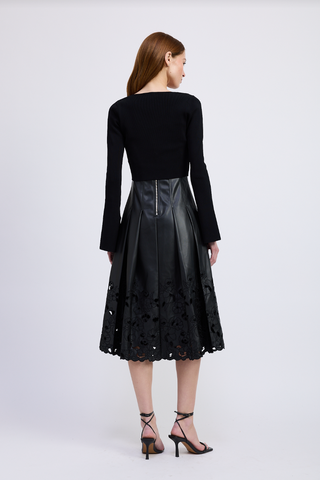 Calix Crop Cardigan | Black - Glamourous Grace