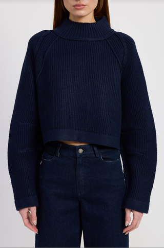 Odette Sweater Navy - Glamourous Grace