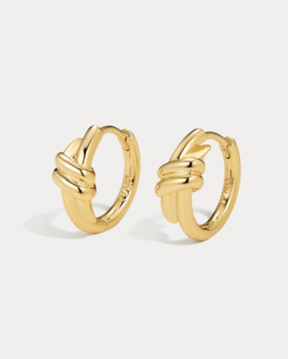 The Margaux Gold Knot Hoops