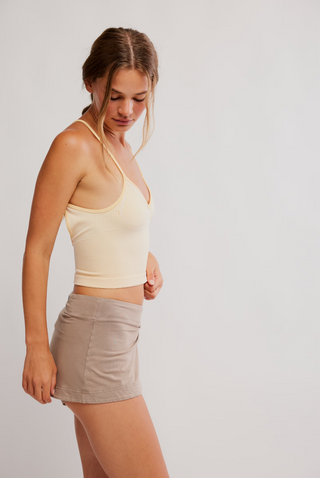 Perfectly Pleated Plunge Top