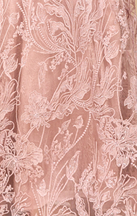 Overskirt Lace Fitted V-Neck Gown - Glamourous Grace