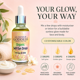 Organic Self Tan Drops – Fast Glow