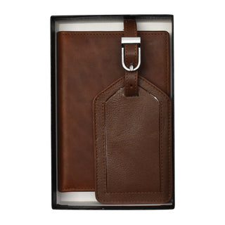 Passport Case and Luggage Tag Travel Set