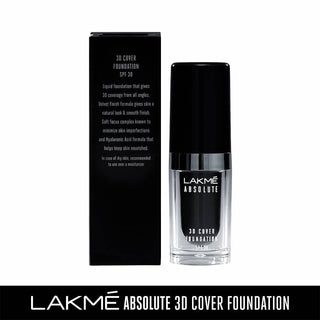 Lakme Absolute 3D Cover Foundation - Cool Ivory