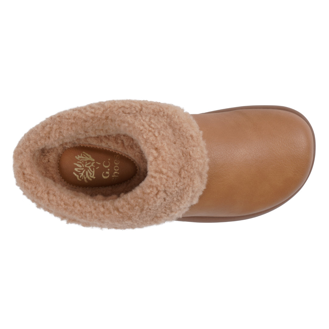 Women's Shari Cognac Flat - Glamourous Grace
