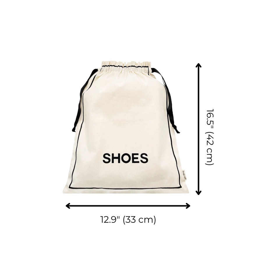 Couture Shoe Travel Bag – Cream - Glamourous Grace
