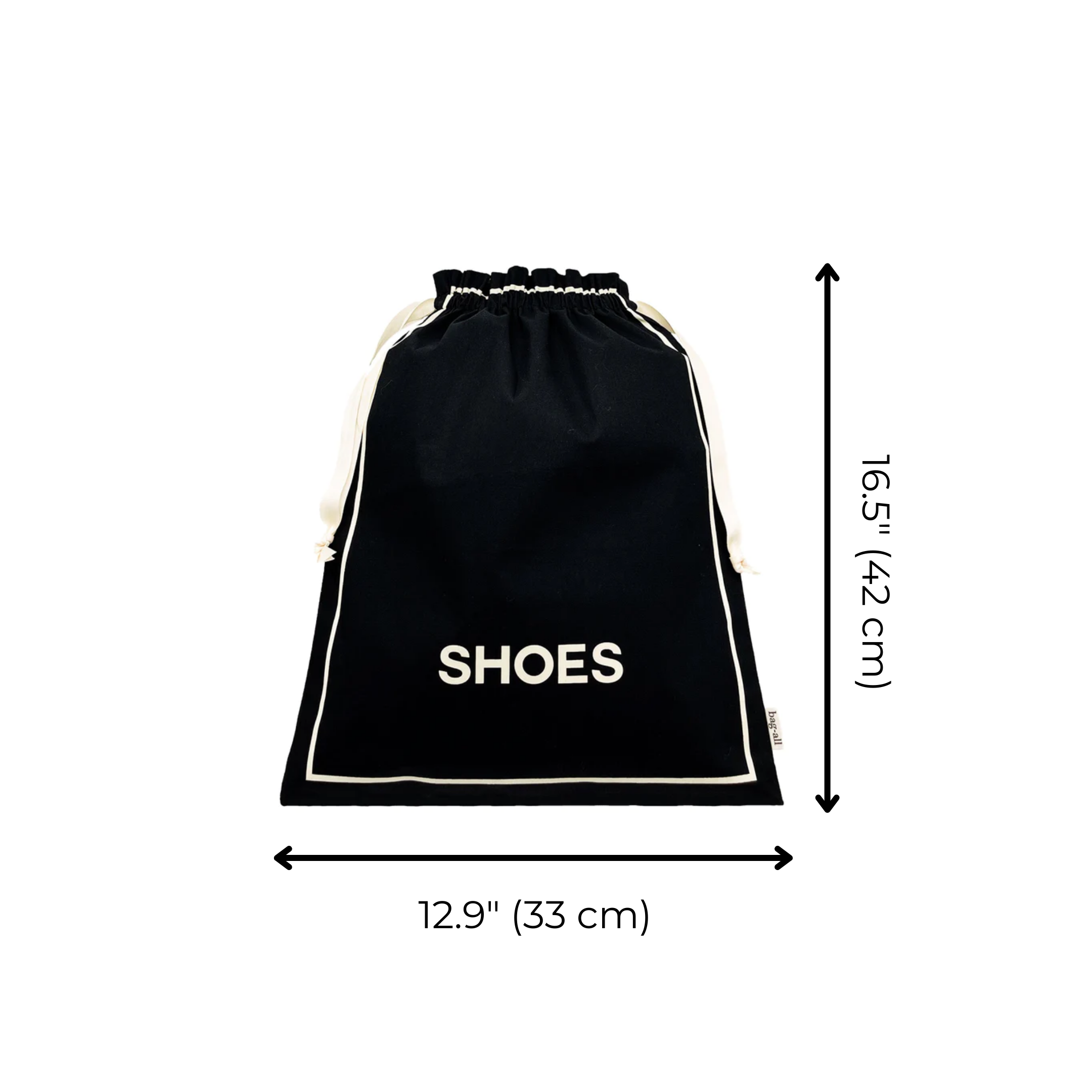 Couture Shoe Travel Bag – Black - Glamourous Grace