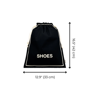 Couture Shoe Travel Bag – Black - Glamourous Grace