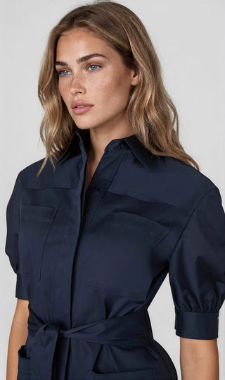Vince Dress – Navy (Final Sale) - Glamourous Grace