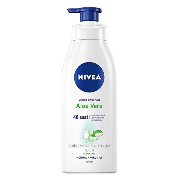 Nivea Aloe Vera Body Lotion - 400ml, Long-Lasting Moisturization & Hydration for Dry Skin - Glamourous Grace