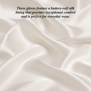 CS3420 (white) - Men's Italian formal leather gloves - Glamourous Grace