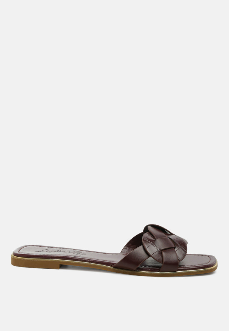 Braid Silver Lining Woven Slip-On Flats - Glamourous Grace