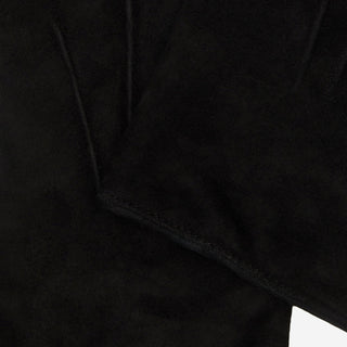 Silvia (black) - Italian suede leather gloves with luxurious cashmere lining - Glamourous Grace