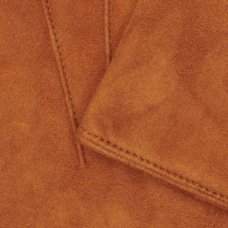 Silvia (cognac) - Italian suede leather gloves with luxurious cashmere lining - Glamourous Grace