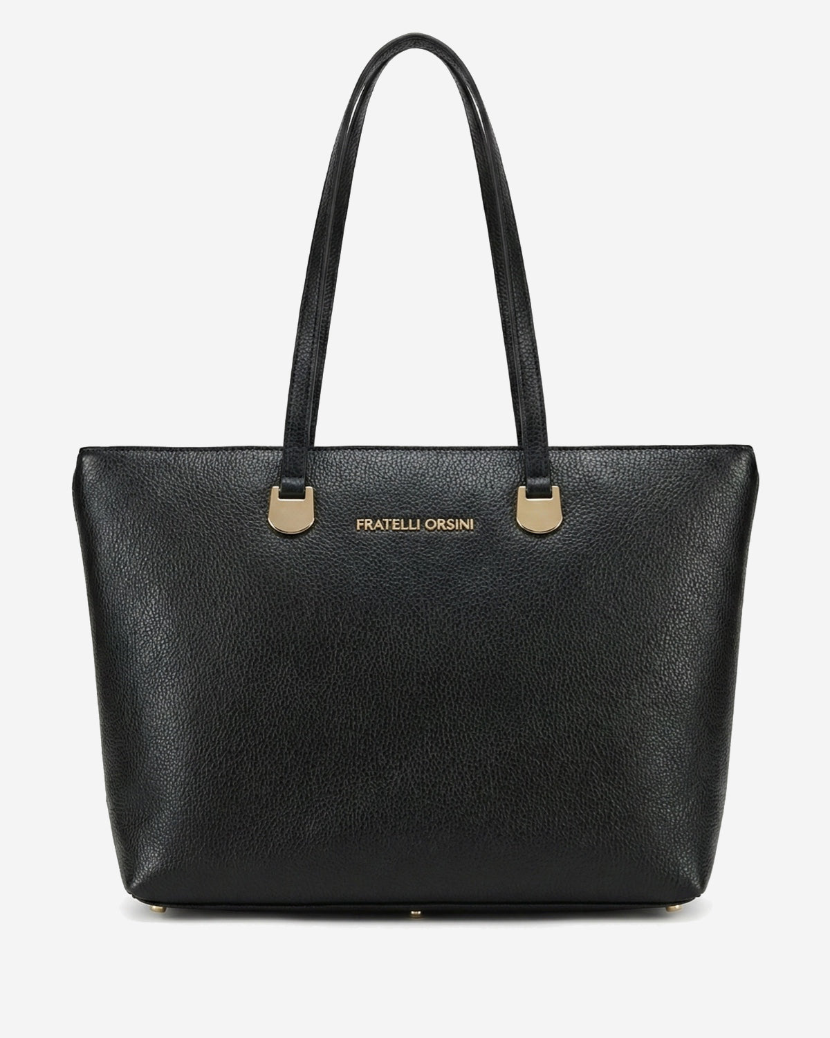 Simona (black) - Italian calf leather women's shoulder bag - Glamourous Grace