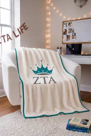 SC - ETA 9/8-9/22 Zeta Tau Alpha Blanket - Glamourous Grace