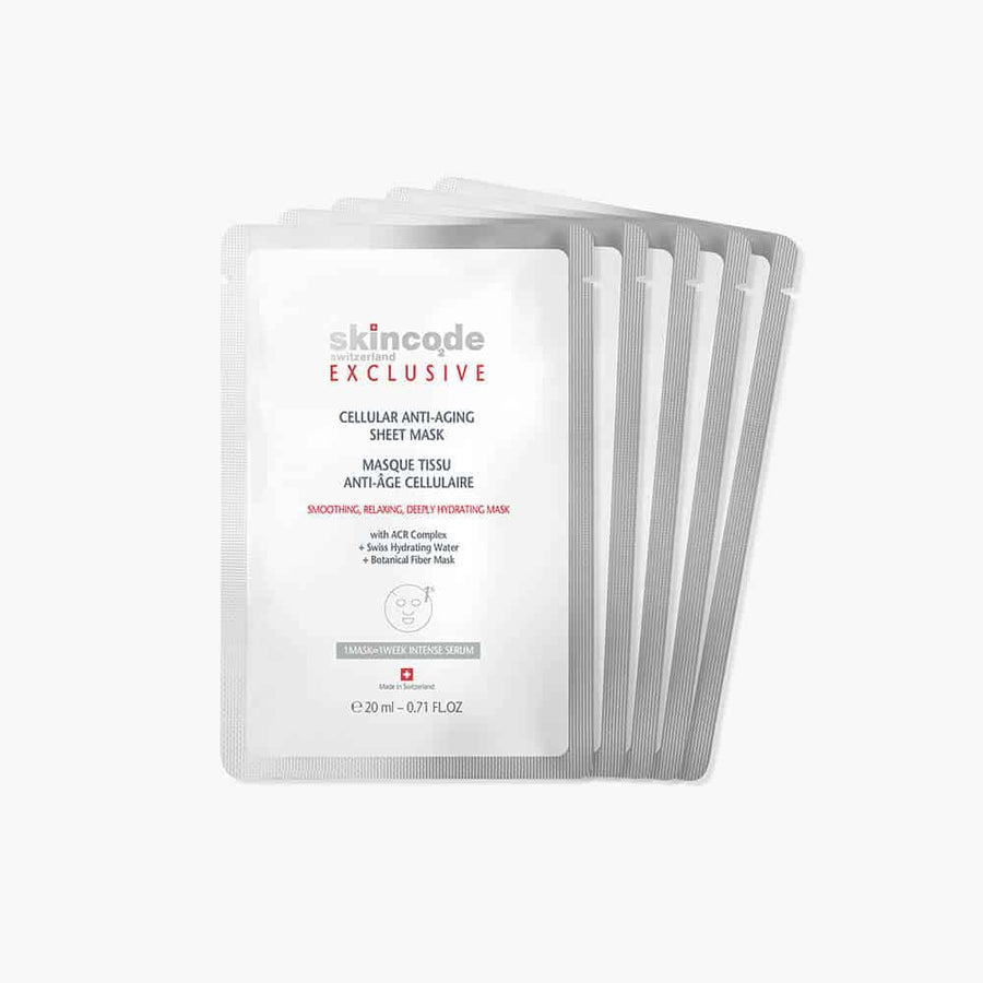 Skincode Cellular Anti-Aging Sheet Mask 5x20ML - Glamourous Grace