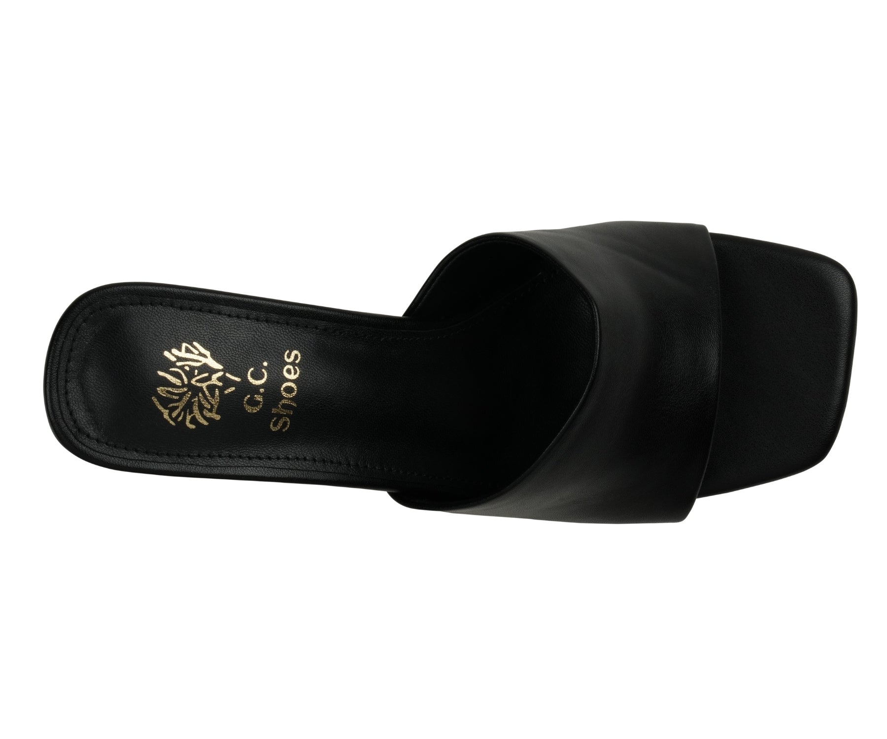 Women's Soho Black Square Toe Heeled Sandals - Glamourous Grace