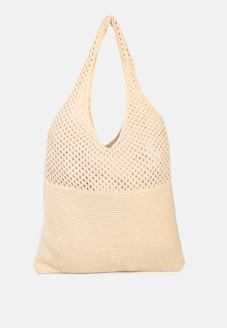 Somerset Knitted Woollen Tote Bag