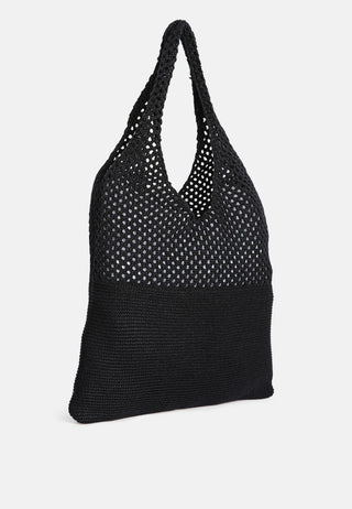 Somerset Knitted Woollen Tote Bag