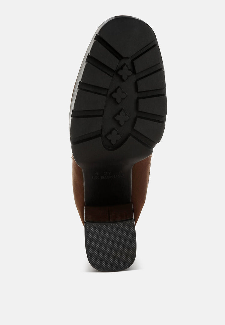 Sonia Block Heeled Chelsea Boots
