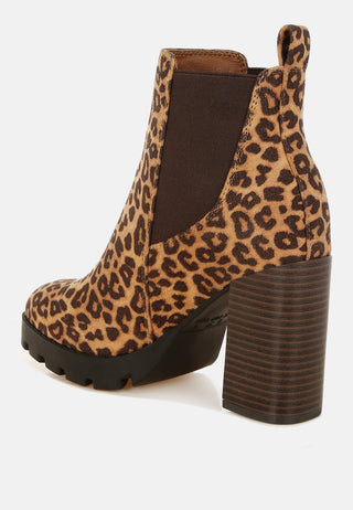Sonia Block Heeled Chelsea Boots