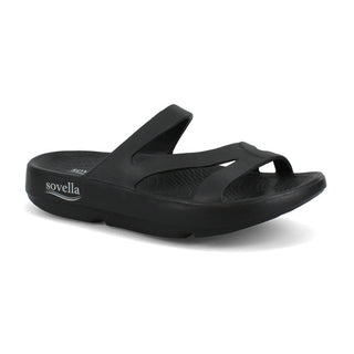 Sovella Women's PF Slide Black - Glamourous Grace