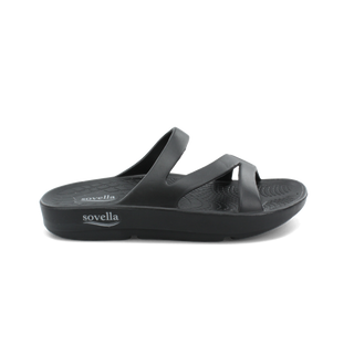 Sovella Women's PF Slide Black - Glamourous Grace