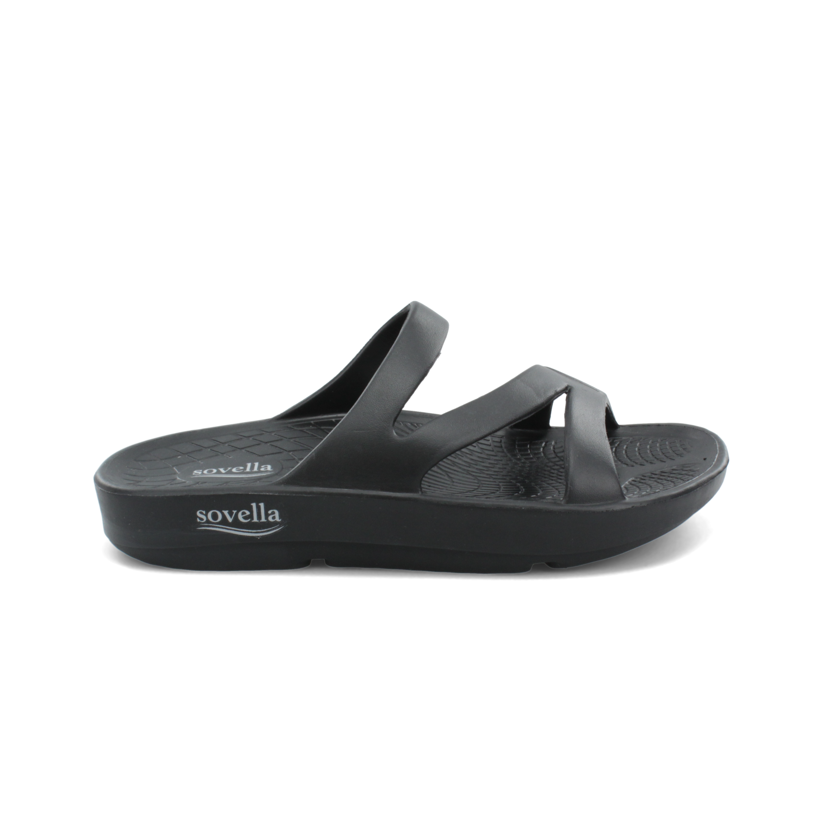 Sovella Women's PF Slide Black - Glamourous Grace