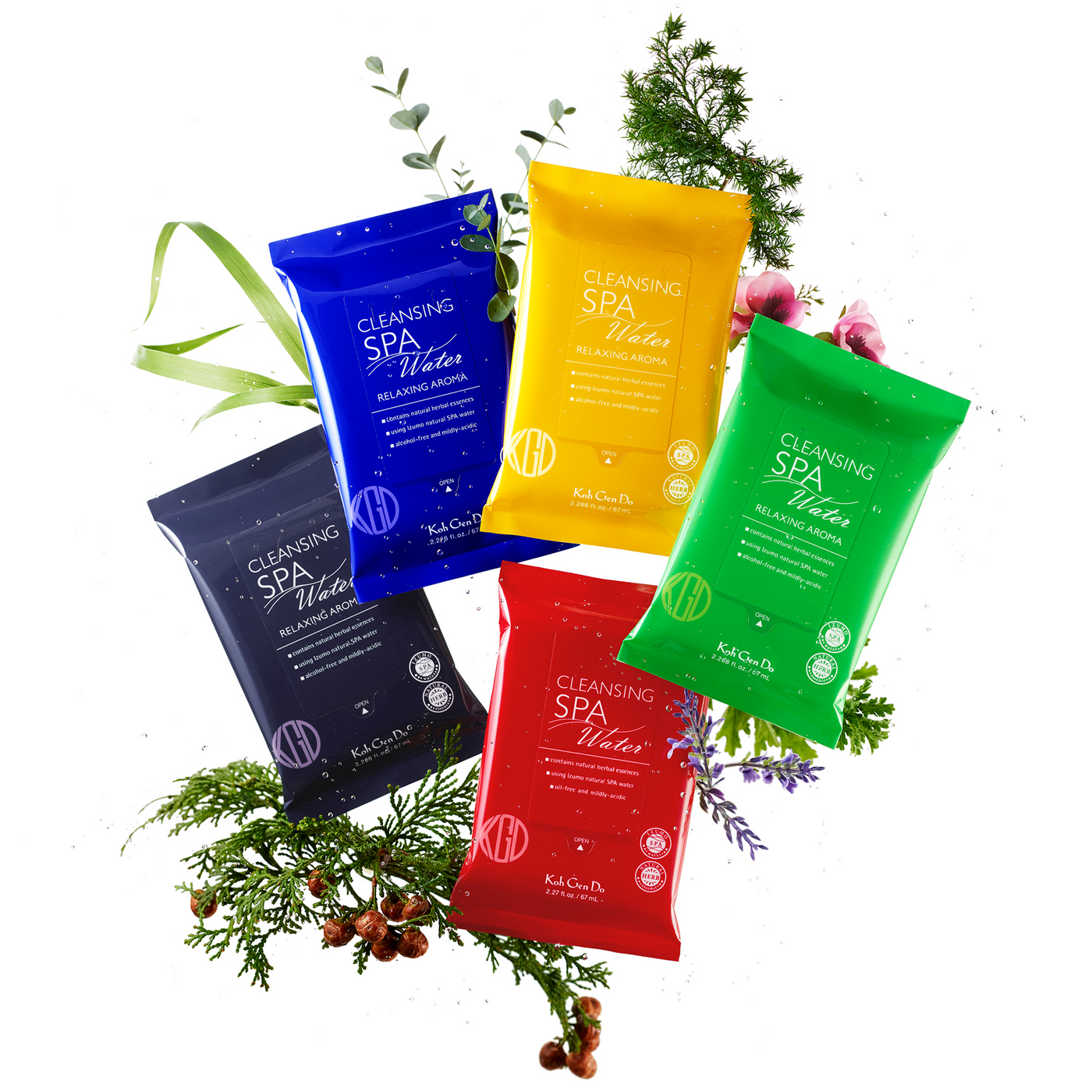 Spa Cleansing Water Cloths - Relaxing Aromas - Glamourous Grace