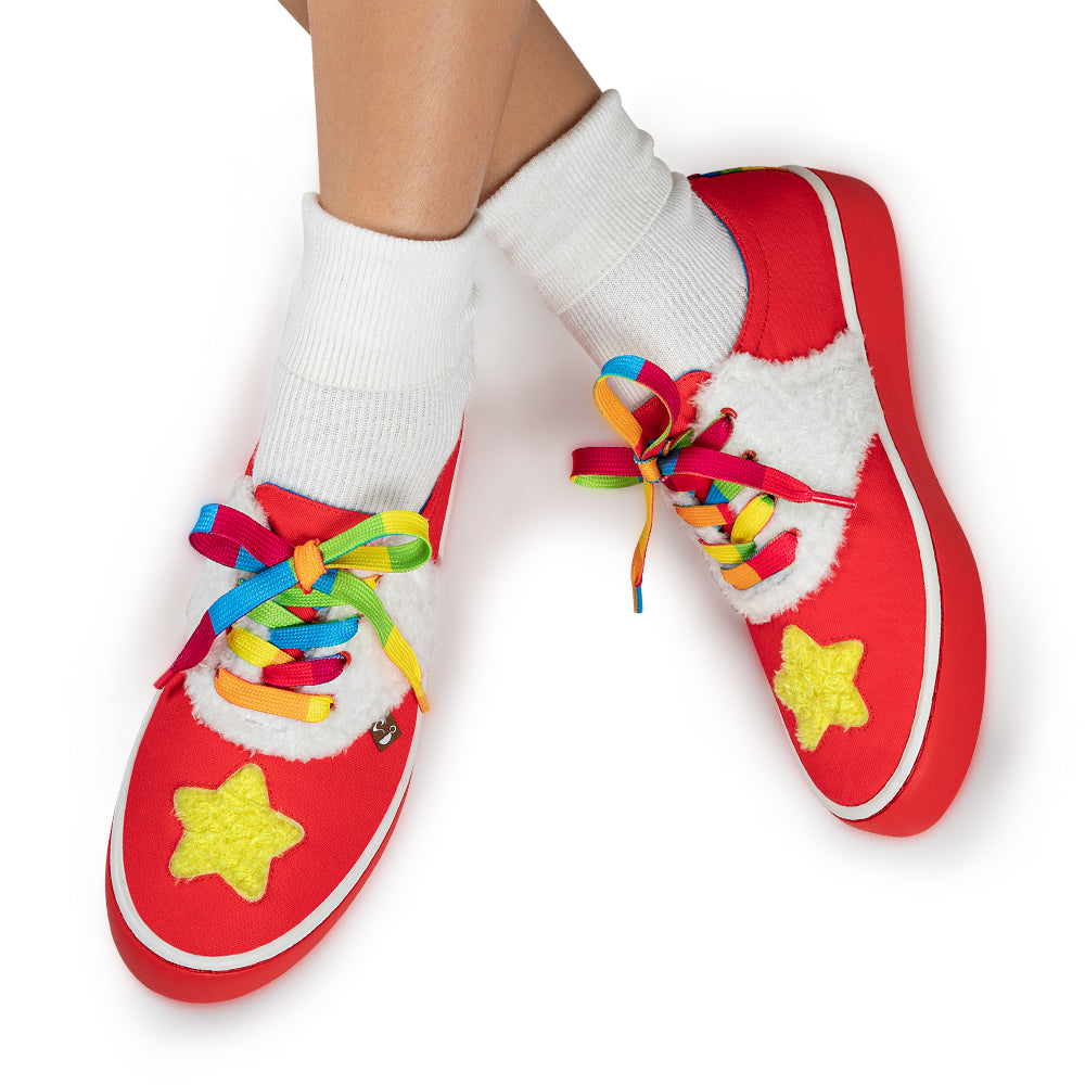 Star Fluff Women's Casual Sneakers - Glamourous Grace