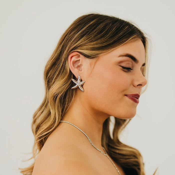Starfish Earrings - WATERPROOF - Glamourous Grace