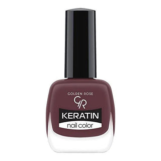 Golden Rose Keratin Nail Polish No:119 - Long-Lasting Nail Color with Keratin Enriched Formula - Glamourous Grace