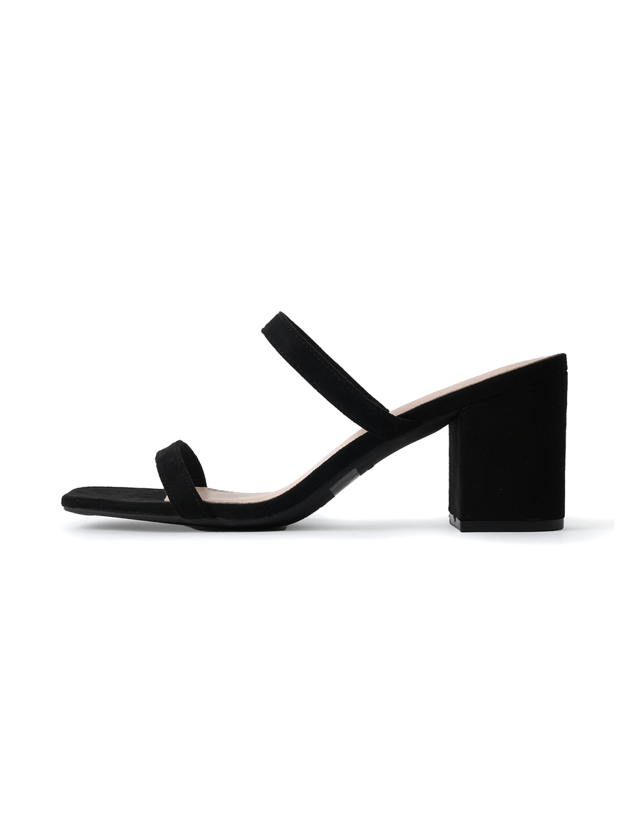 Stormi | Black Suede - Glamourous Grace