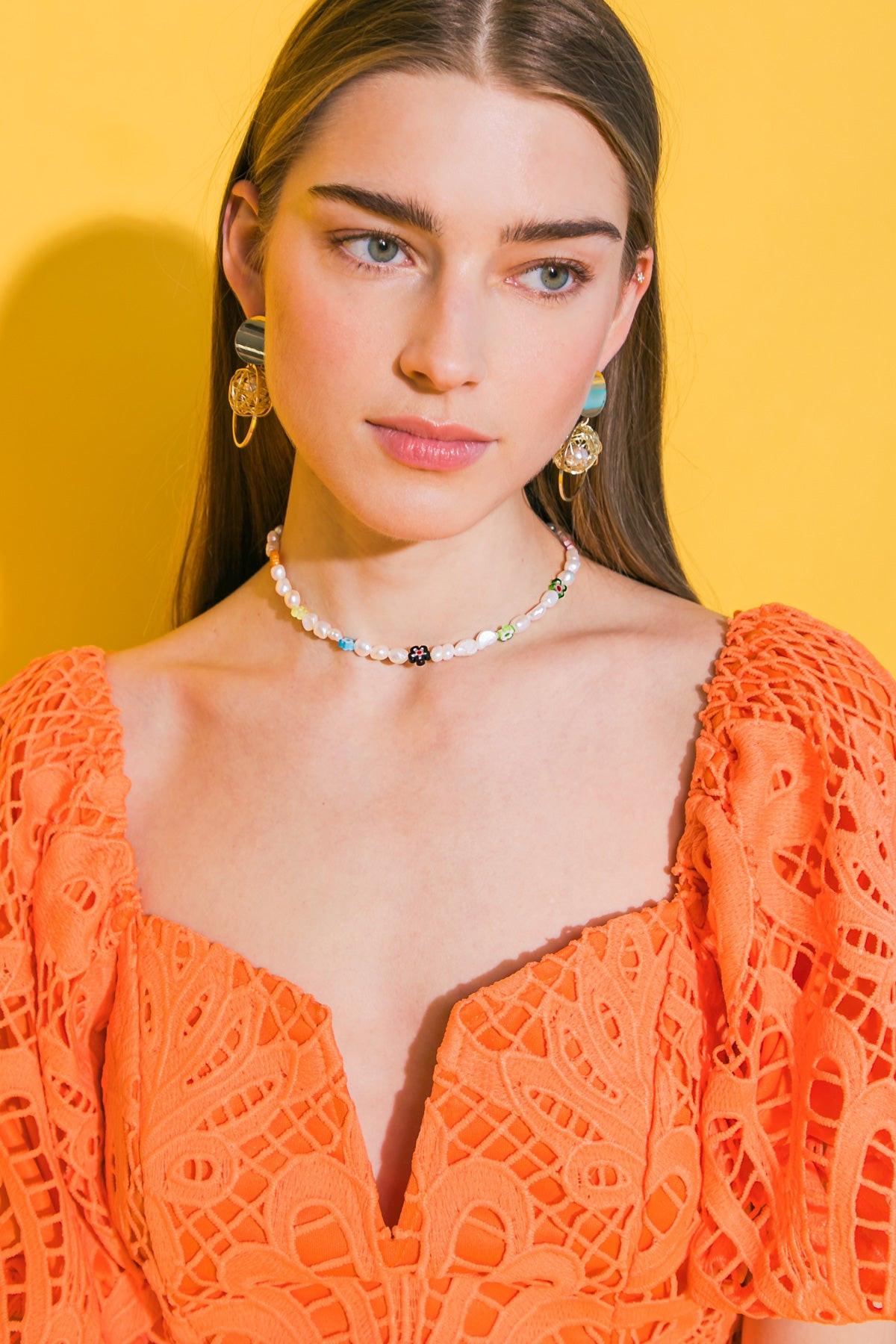 NICOLE PEARL NECKLACE - Glamourous Grace