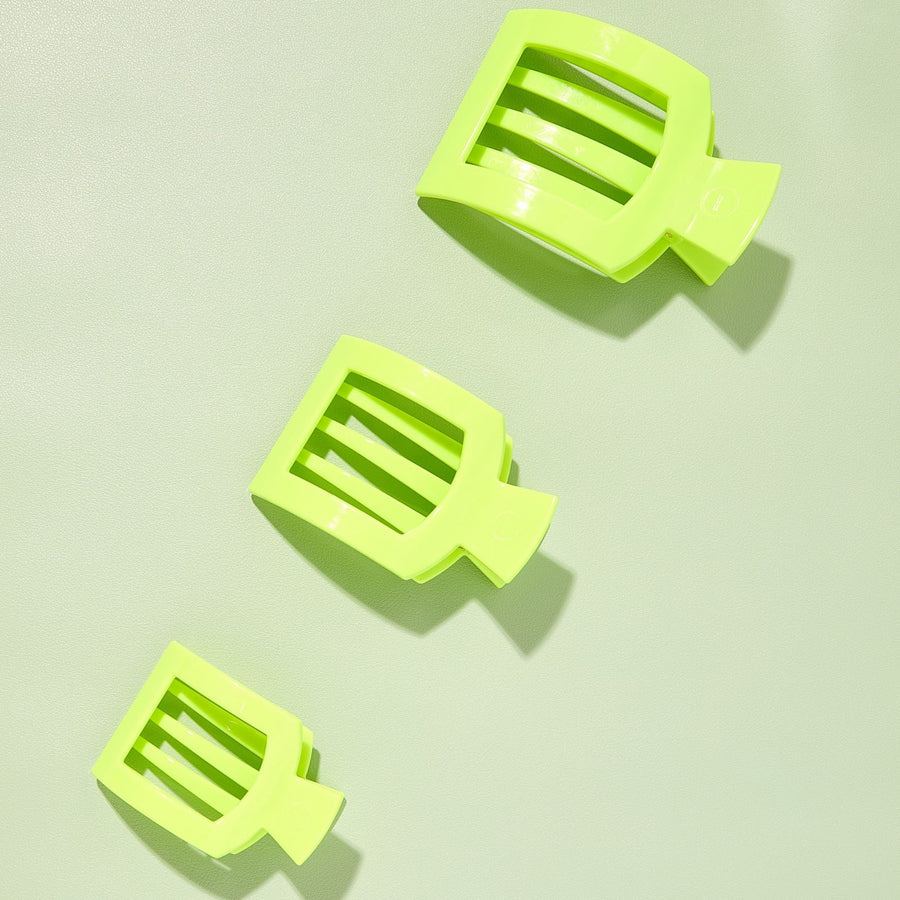 Summer Brights Large Flat Square Hair Clip - Glamourous Grace