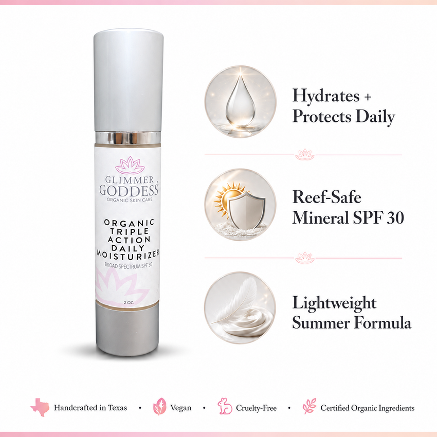 Triple Action Daily Moisturizer – Organic SPF 30 - Glamourous Grace