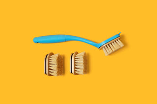 Compostable Dish Brush with Replaceable Head – No Microplastics, No Plastic Waste