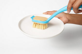 Compostable Dish Brush with Replaceable Head – No Microplastics, No Plastic Waste