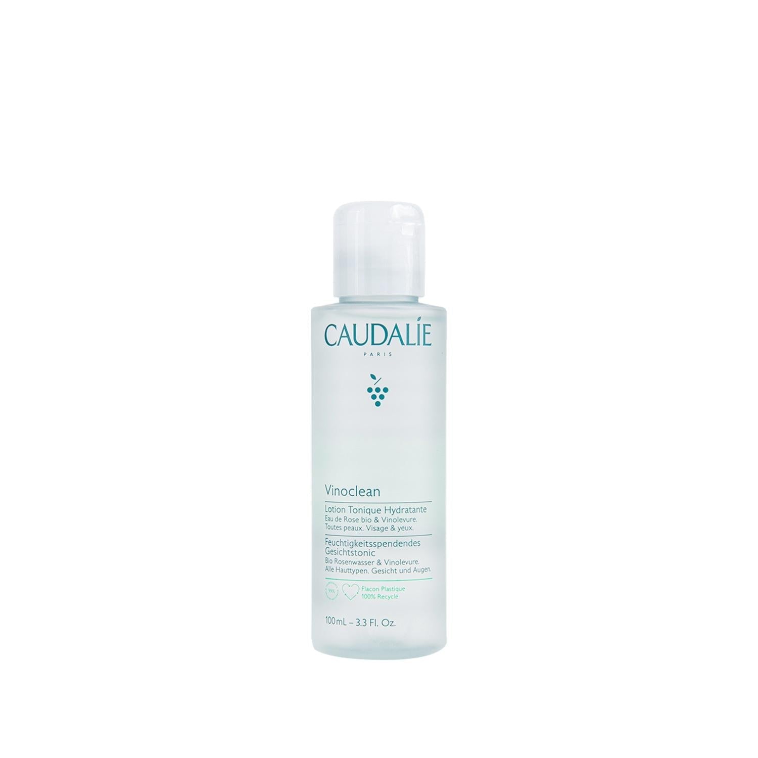 Caudalie Vinoclean Moisturizing Toner 100ml - Hydrating Skincare for Dry & Sensitive Skin - Glamourous Grace