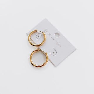Sweetheart Hoop Earrings - WATERPROOF