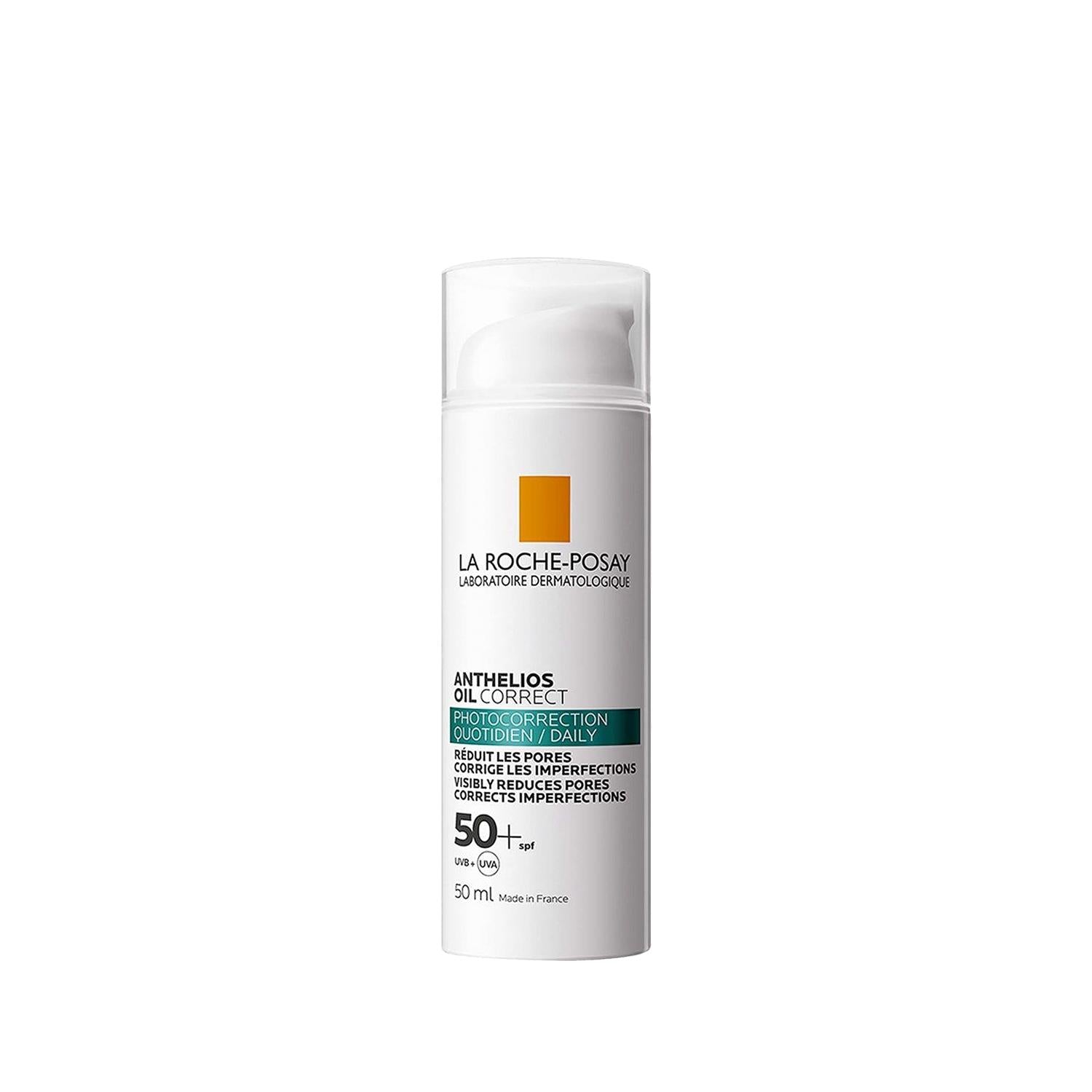 La Roche Posay Anthelios Oil Correct Facial Sunscreen for Oily Skin - 50ml, Oil Control & UV Protection - Glamourous Grace