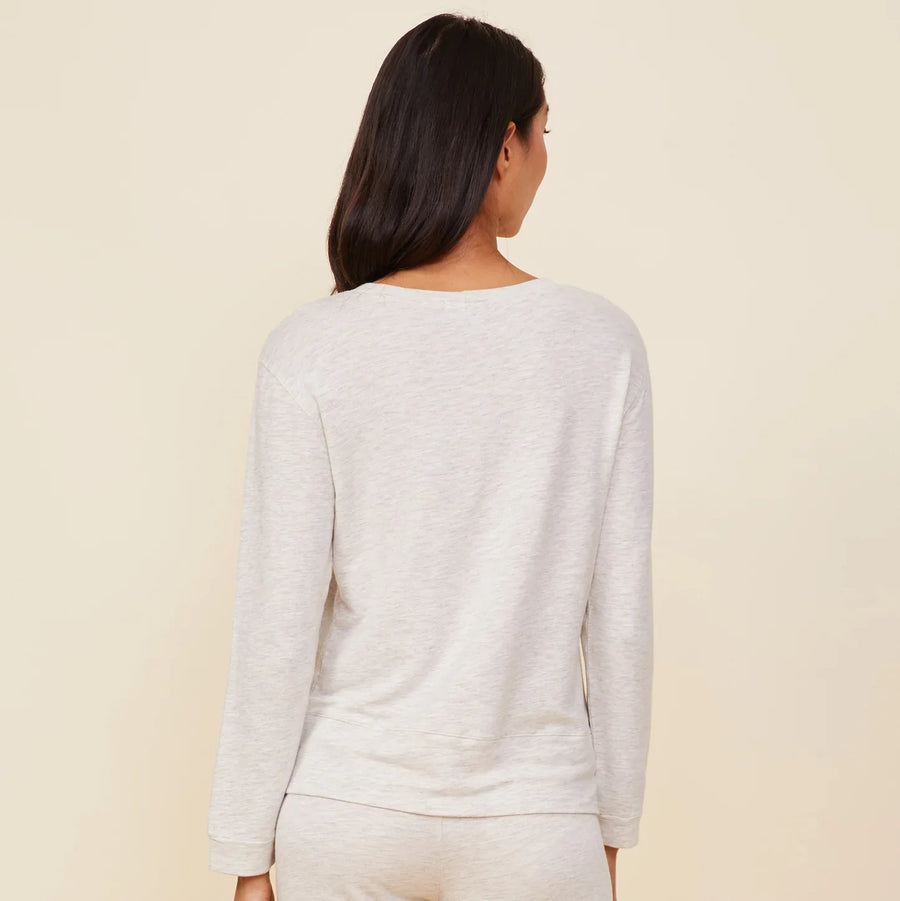 MONROW Supersoft Crew Neck Sweater - Glamourous Grace